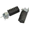 MASO Pedane Poggiapiedi Moto Sinistra e Destra, Compatibile con Yamaha PW50 PW80, Lega di Alluminio per Dirt Bike Pit Bike ATV Quad