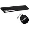 HQRP Copertura antipolvere per tastiere digitali da 76-88 tasti per Yamaha DGX-650 / DGX650 / DGX-650B / P-115 / P115 / P-115B / P115B / P-115WH piano