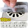 NONE Scarico per doccia usa e getta Catcher per capelli Mesh Coperture per scarico per doccia Lavello da pavimento Filtro per filtro Tappo per capelli per bagno Cucina