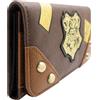 PocketGear Harry Scuola di Magia Emblema Potter Pozione N.07 Borsa/Portamonete Tri-Fold Tasca per Monete & Porta Carte, Marrone