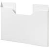 YAMAZAKI 4886 TOWER Placemat Case Wide, white, Steel, 50.5 x 2.5 x 36.5 cm
