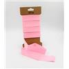 Trimz Nastro sbieco in Policotone, Rosa, 25mm x 5m