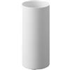 YAMAZAKI 1830 Tower Lint Roller Holder, White, Steel, 6.8 x 6.8 x 15.2 cm