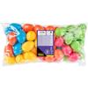 Idena 31520 - Set di Uova di Pasqua XXL con 50 Uova di plastica Colorate da Decorare, dipingere, attaccare e Appendere, Come Decorazione per Bouquet e Rami nel Periodo Pasquale