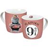 Gedalabels Tazza HP Hogwarts Express Watercolor da 300 ml, tazza in porcellana, tazza da caffè, tazza per bambini, Harry Potter, porcellana
