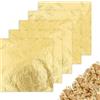 Elalove Foglia d'oro Imitazione, Metallo, Gold, 5.5 x 5.5 Zoll, 100 unità
