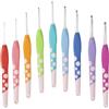 Knit Picks WeCrochet Dots - Set di uncinetti con manici ergonomici, 9 pezzi