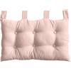 ED ENJOY HOME Testiera da Parete, 70 x 45 cm, Antica Rosa, da Appendere, Cuscino Trapuntato, 100% Cotone, Collezione Panama, Enjoy Home