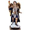 DRW Figura Arcangelo con armatura Resina dipinta a mano 13 cm (Uriel)