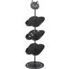 YAMAZAKI 7964 Kids Shoe Rack Cat, black, Steel/Polypropylene, 18 x 18 x 64.5 cm