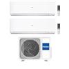 Haier Climatizzatore Dual Split Serie Expert 7+12 Con 2U40S2SM1FA Inverter Wi-Fi Classe A+++ ,