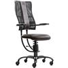 Sedia per pc SpinaliS Hacker, metallo-nero, r824-marrone-brown