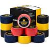BLUEGORILLA® Tape Crossfit Elastico (Pack 12) - Nastro Sportivo Professionale - Benda Elastica Autoadesiva - 3.8cm x 7m