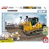 Schmidt Spiele 56549 Liebherr, bulldozer PR736, puzzle per bambini in cartone erboso, 60 pezzi, Multicolore