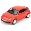 imtfzct 2012 Volkswagen Beetle Toy Car, scala 1/36 in lega, veicolo giocattolo con funzione pullback, modello auto da collezione per bambini, regalo per bambini (rosso)