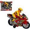 Generico Moto Giocattolo Luci e Suoni Reali Moto con Pilota Grande da Corsa a Frizione Super Racing Motorcycle Motocicletta Giocattolo da Strada Sportiva Giocattolo,colori assortiti (B)