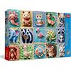 Trefl Premium Plus Quality - Puzzle Tea Time: Animali all'uncinetto - 1000 pezzi, serie di immagini dipinte in stile nostalgico, per adulti e bambini dai 14 anni in su