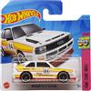 Hot Wheels '84 Audi Sport Quattro HW: The '80s 9/10 HKJ66 Short Card Pirelli Castrol White Mattel 2023