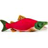 lilizzhoumax Peluche 39cm/15" Salmone Rosso, Simpatico Giocattolo Morbido Animale Marino Bambole Selvatiche