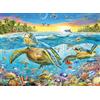 Ravensburger - Tartarughe Marine, Puzzle 100 Pezzi XXL, Puzzle per Bambini, Età 6+, 12942 3