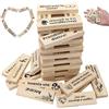 FOGARI Italiano Gioco Super Naughty Block Tower (48 pezzi),Lust Tower,Giochi Erotiici Coppie,Giochi di Coppia for Adulti,Erotiici, hot per coppie adulti - B
