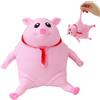 Vexran Giocattolo Da Schiacciare Piggy Antistress, Rosa Piggy Giocattolo Antistress, Spremere Maiale Giocattolo per Adulti & Bambini, Antistress Da Impastare Per Alleviare Sensoriali (Maiale)