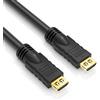 PureLink PI1005-150 Cavo di collegamento HDMI ad alta velocità (2K FullHD (1080p), Ethernet), HDMI-A maschio a HDMI-A maschio, certificato, senza alogeni, 15,0m, nero
