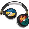 Lexibook - Warner Harry Potter - Cuffie Bluetooth 2-in-1 - Stereo senza fili cablato, cassaforte per ragazzi, pieghevole, regolabile, nero/grigio, HPBT010HPLXB