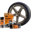 Foliatec 2089 Pellicola Spray, mettalizato 2x400ml, Bronze Metallic, Set di 2