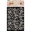 Stencil Teddy's Tea Time Mask Stencil Floral pattern