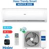 Haier HAS09TABIN + H1U09TABOUT Kit Condizionatore Climatizzatore Trendy 2025 9000Btu 2,6Kw A++/A+ WiFi Inverter R32 19dB Bianco
