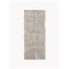 Westwing Collection Passatoia soffice a pelo lungo con motivo in rilievo Jade