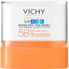 VICHY CAPITAL SOLEIL UV AQUA STICK SPF50+ - STICK SOLARE INVISIBILE AD ALTA PROTEZIONE UVA/UVB PER VISO E ZONE SENSIBILI, 9 G