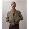 Calvin Klein Giacca bomber in nylon Dusty Olive Donna