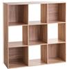 5five Mix n Modul, scaffale 9 ripiani, effetto rovere naturale, mobile libreria, organizer casa, arredo moderno