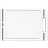 Stefanplast Tagliere Chef L Bianco 34x22 Cm B/TC di Stefanplast