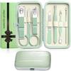 walentin profwr Set Tagliaunghie Kit Manicure Uomini Donne Cura Personale con Caso Viaggio Portatile, Set Manicure Pedicure Strumenti Kit per la cura delle unghie Regalo per Uomini Donne Amici