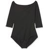 Capezio Body con Maniche a 3/4 Team Basic Nozioni di Base, Nero, L 126 cm