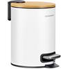 Pattumiera da bagno manuale GEDY Beige 1 Lin plastica | Leroy Merlin