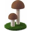 LeoPet Tiragraffi Fungo Marrone 30x30x35 cm