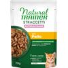 Natural Trainer Cat Kitten&Young Straccetti 70 gr Gusto Pollo
