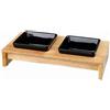 Trixie Set 2 Ciotole in Ceramica con Supporto per Cani 28x5x15cm