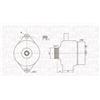 MAGNETI MARELLI Alternatore SUZUKI 1,6 1,3 31400-76A20 A001TA3491 31400-76A21