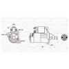 MAGNETI MARELLI Motorino d'avviamento MAZDA PEUGEOT 2,0 1,8 F7RU11000AA M0T80381