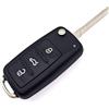 JZK Custodia di ricambio per chiave a 3 pulsanti, per Volkswagen VW Skoda 202AD Passat CC Seat Skoda, telecomando auto, guscio pieghevole per chiave auto