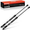 Frankberg 2x Ammortizzatore a molla a gas per portellone posteriore | 7734566, Compatibile con: Punto 176, Punto Van 176