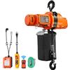 VEVOR Paranco Elettrico a Catena G100 Capacità Carico max 500 kg, Paranco Elettrico a Catena Singola Altezza Sollevamento 6 m, Verricello Elettrico per Garage Magazzino Fabbrica Monofase 230 V