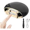 Brrnoo Tagliaunghie Elettrico, Lima per Unghie Strumento per Manicure, Forbici per Unghie (nero)