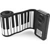Btuty 88 Tasti Tastiera Musicale Tastiera Pianoforte Pianoforte Elettronico Pianoforte Pieghevole In Silicone Ambientale Studio Domestico Piano Elettronico Professionale Senza Altoparlante