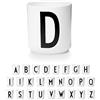 Design Letters Tazzine Caffe con Iniziale (A-Z) | Regali Natale Donna, Regalo Uomo Natale, Decorazioni Natalizie | Tazze Colazione | Porcellana Tazzine Caffe Particolari | Tazze da The, 250 Ml
